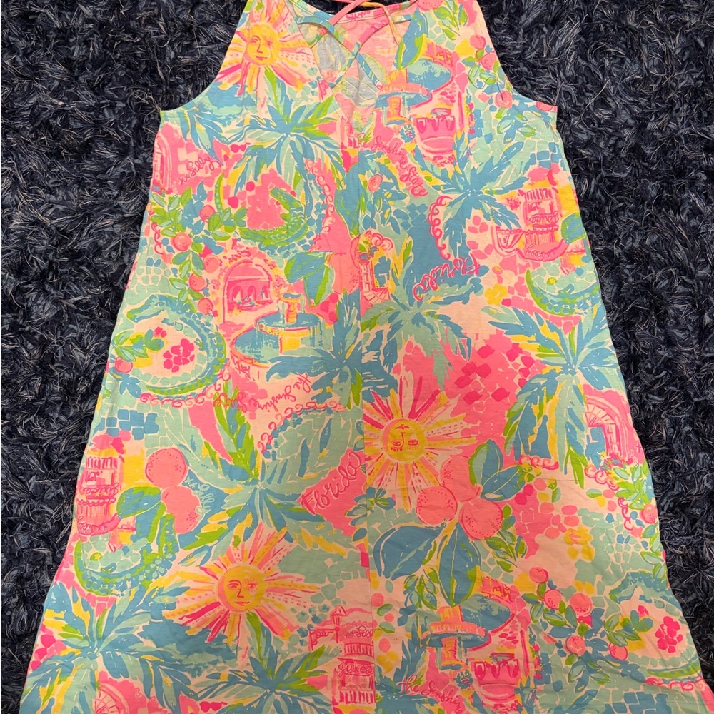 Lilly Pulitzer Kristen Dress in Sunshine State of Mind NWT - Picture 2 of 5